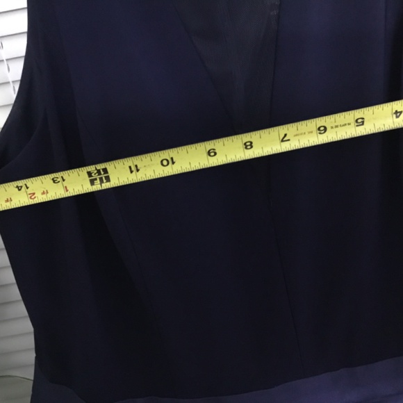 Prom/Bridemaid Dress Sz 16 Navy w/Pockets - Picture 9 of 12